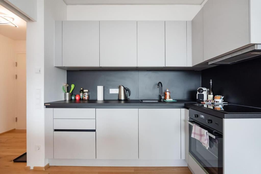 Hoch Hinaus, Neu Und Stilvoll Mit Pool Am Dach Apartamento Viena Exterior foto